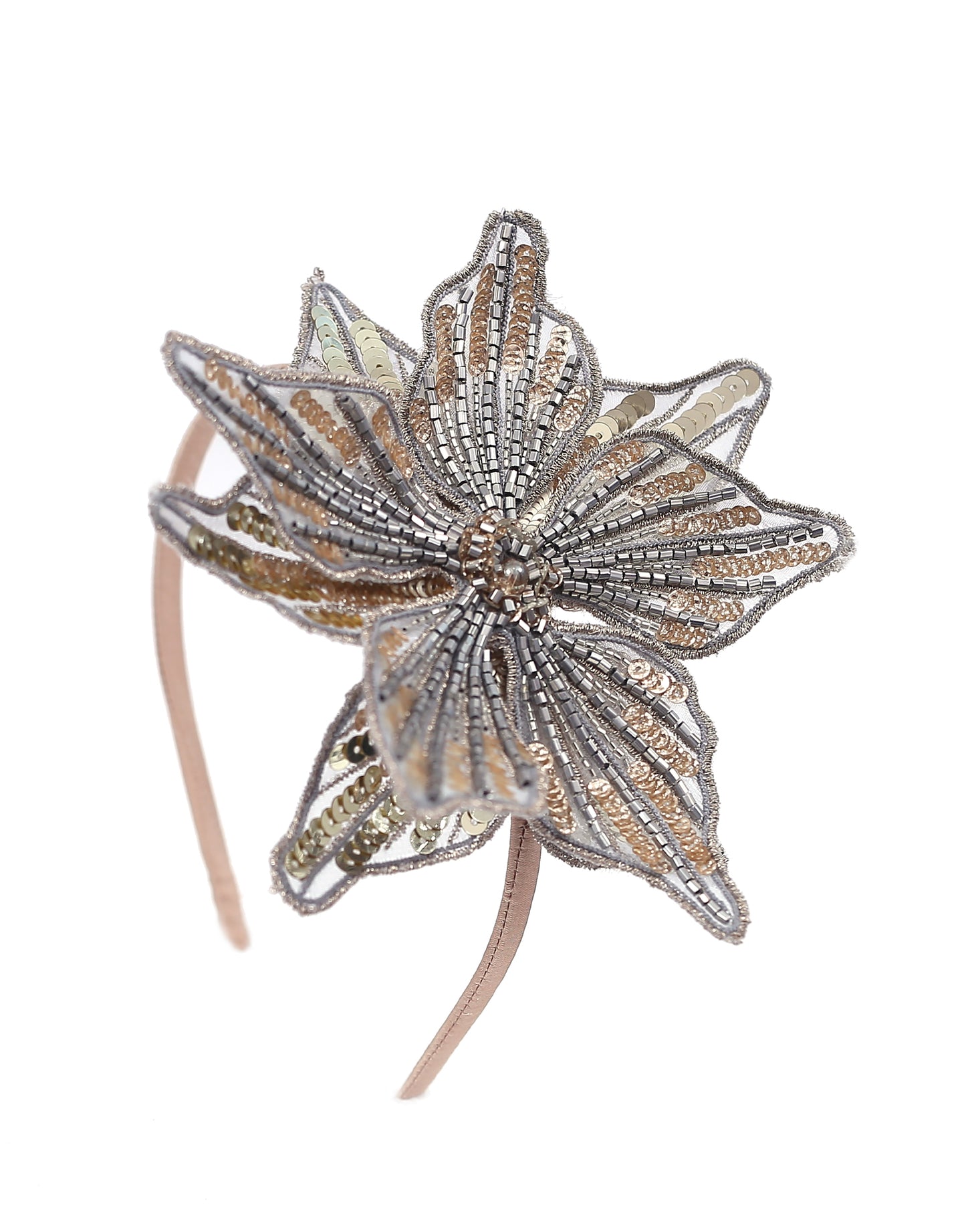 Silvery Lilly Headband
