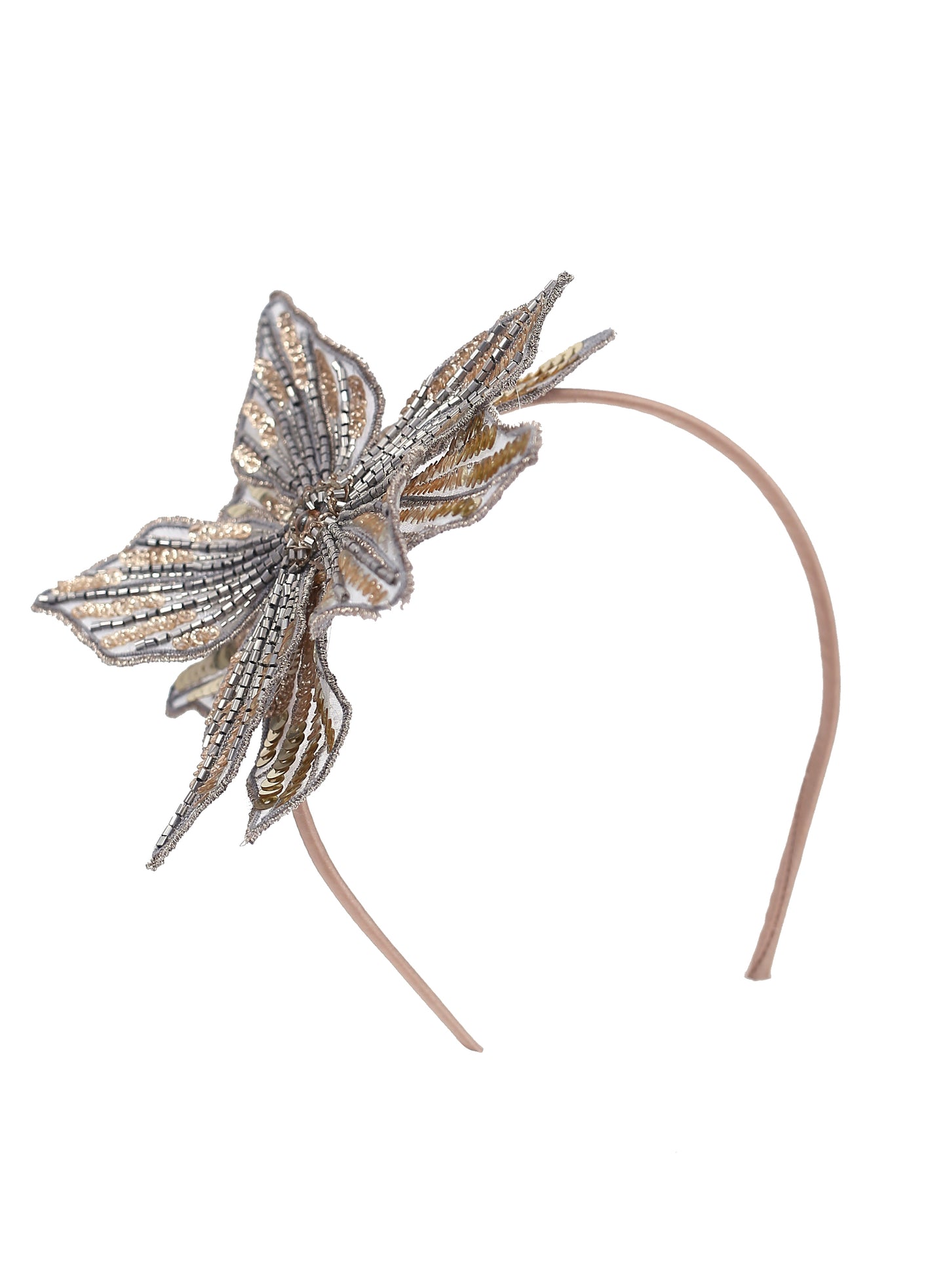 Silvery Lilly Headband