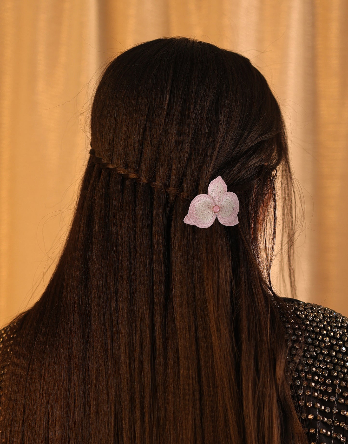 Pink Orchid Clip