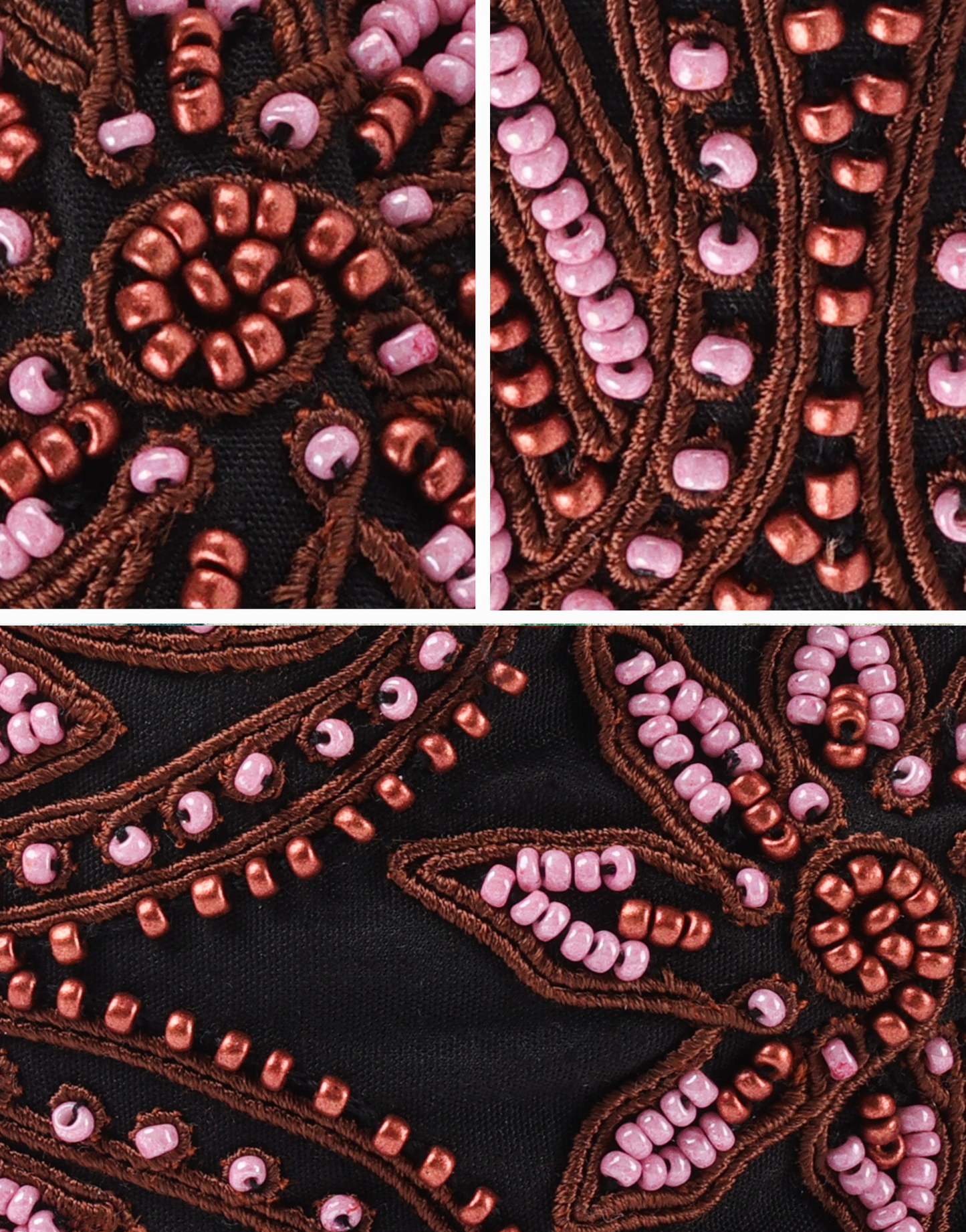 Pink Beaded Headband