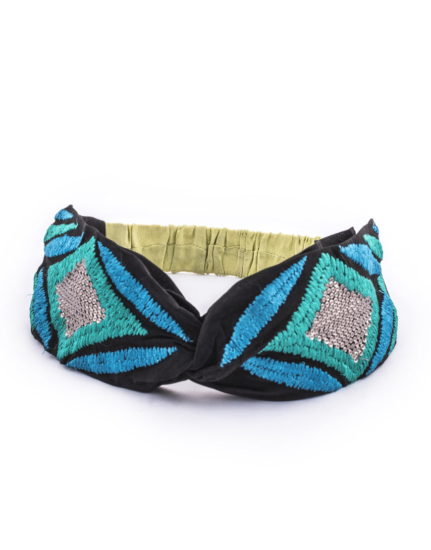 Ikat Eye Turban