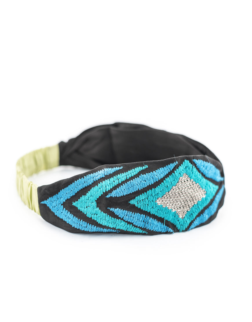Ikat Eye Turban