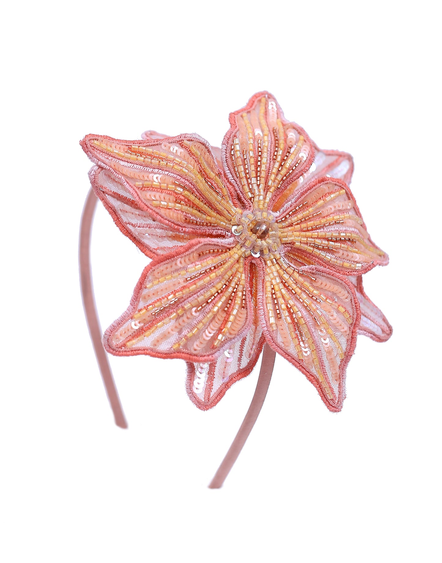 Peach Lilly Headband