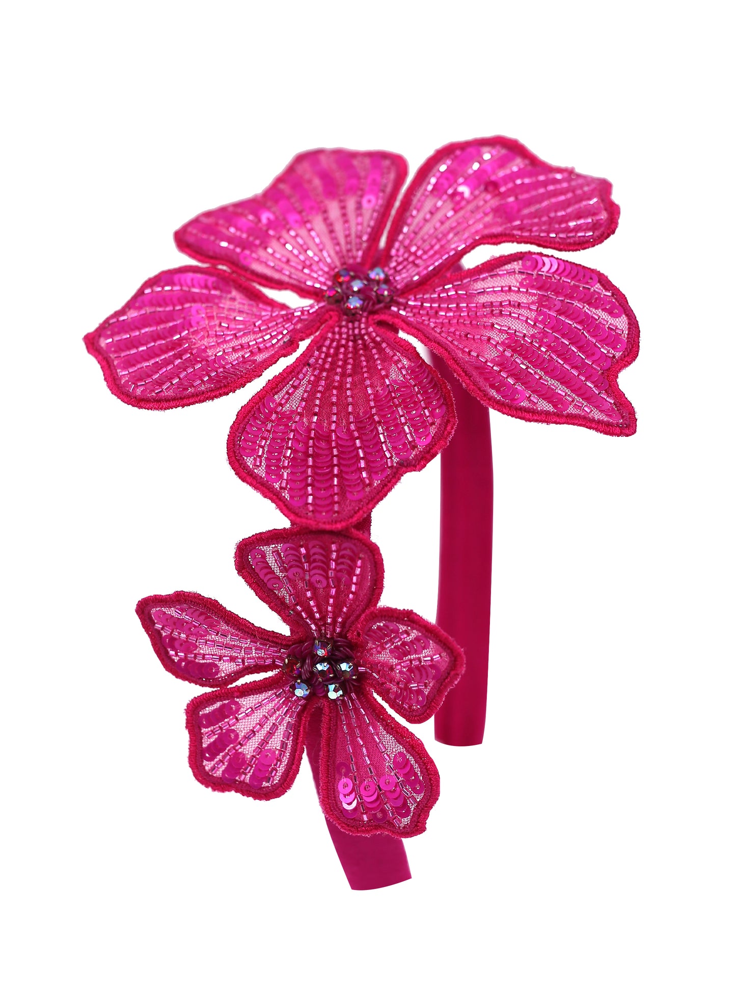 Fuchsia Hibiscus Headband