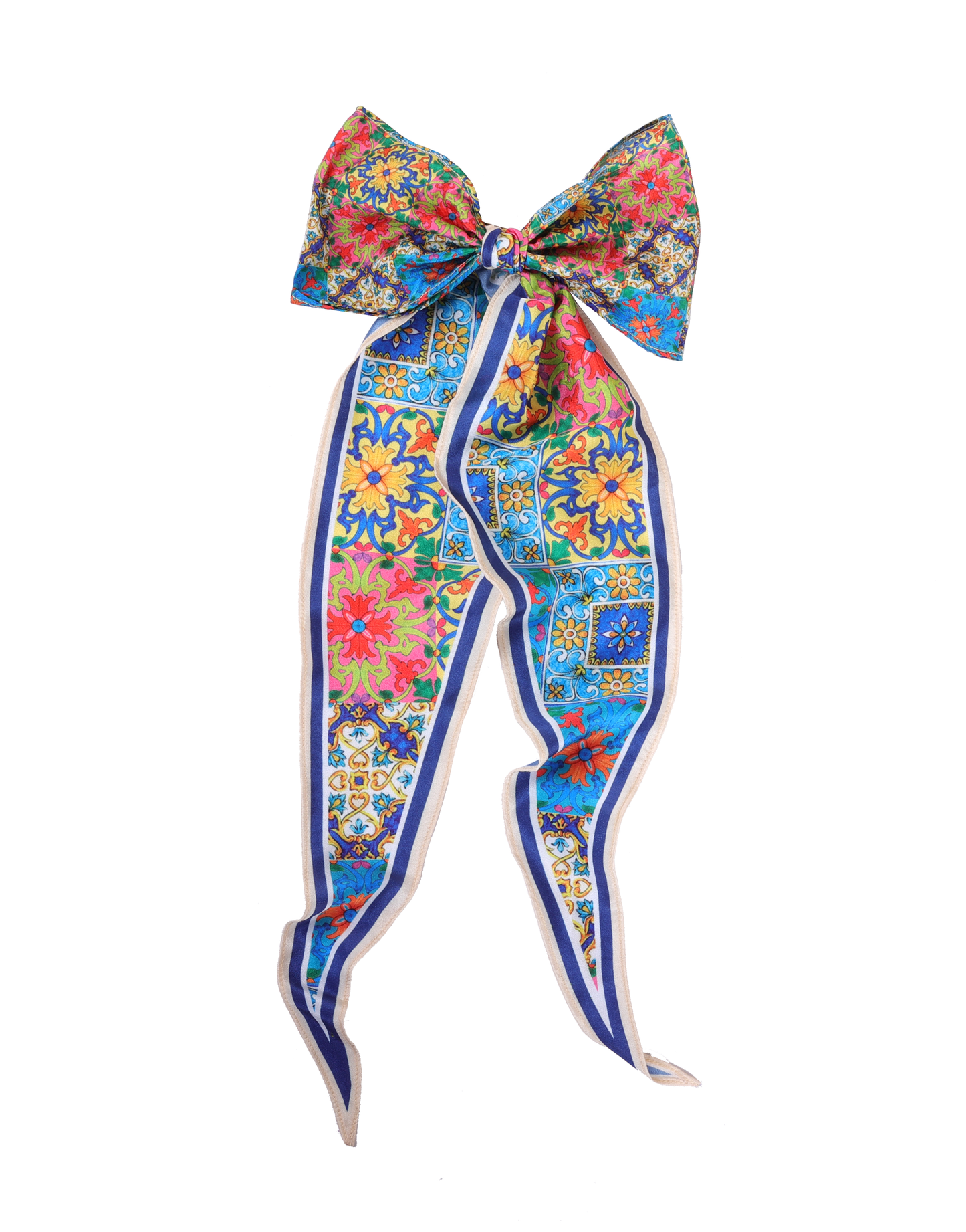 Mosaic Blue Bow