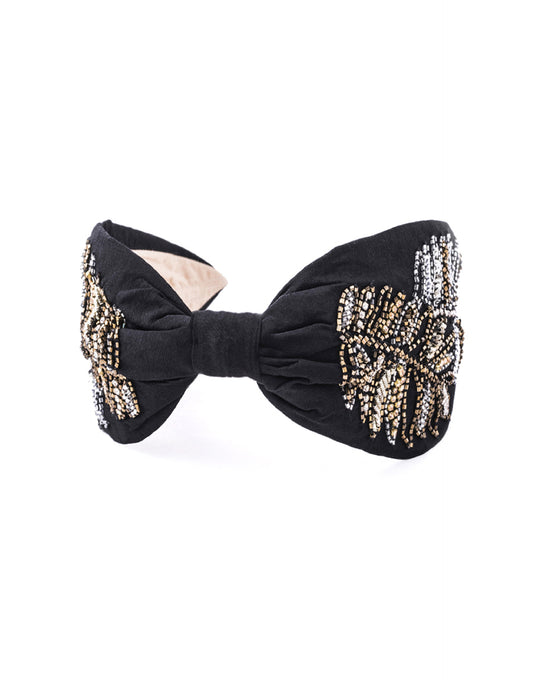 Metallic leaf Headband