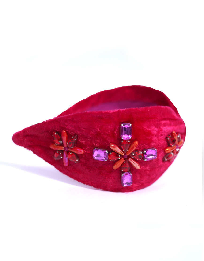 Pink Stone Headband