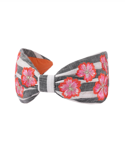 Striped Flower Accessory