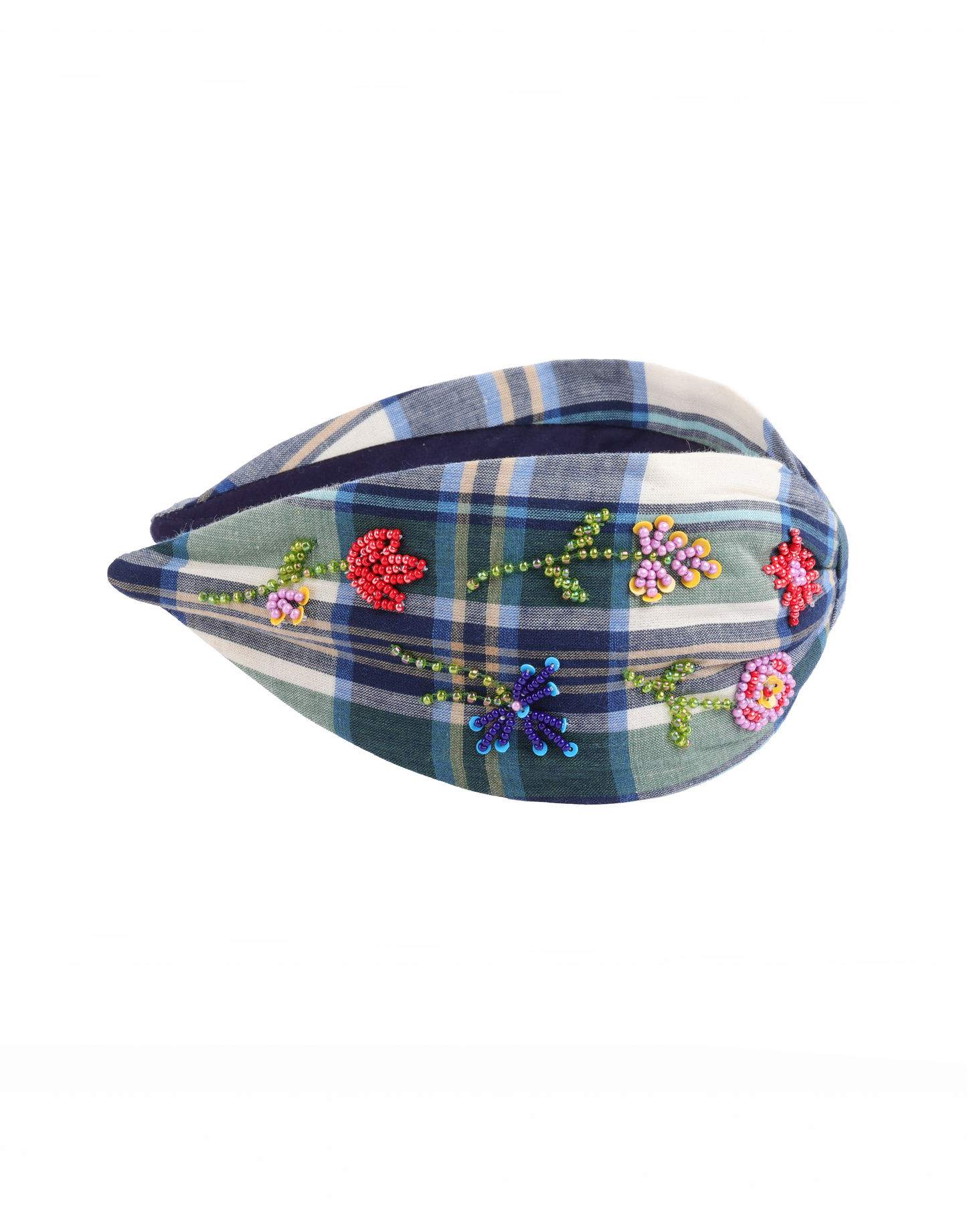 Floral Check Accessory