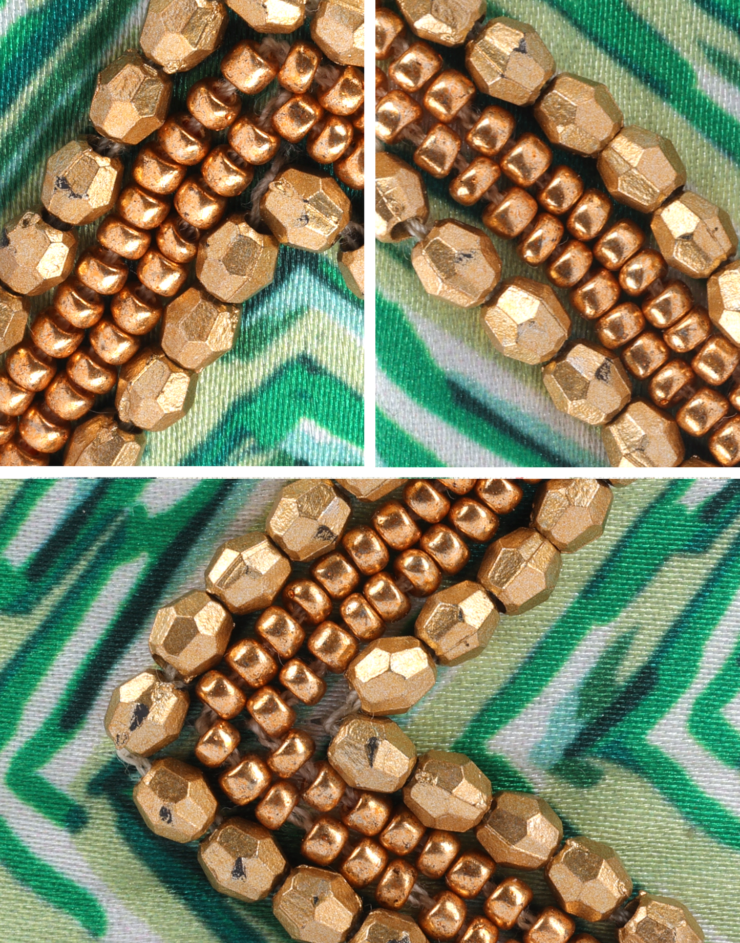 Green Chevron Headband