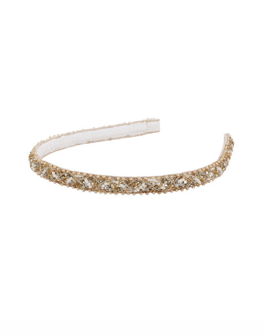Gold Crystal Headband