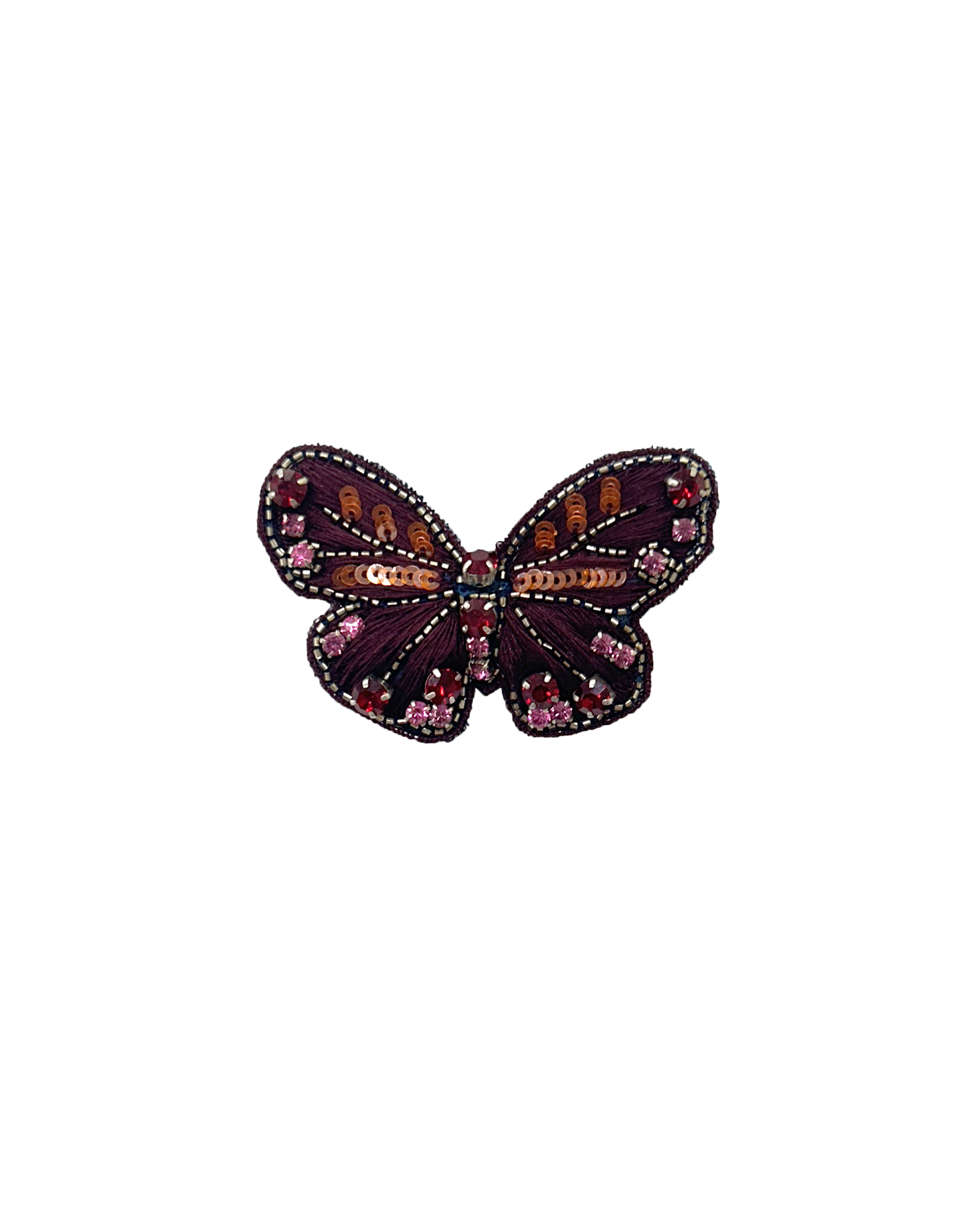 Wine Butterfly Clip