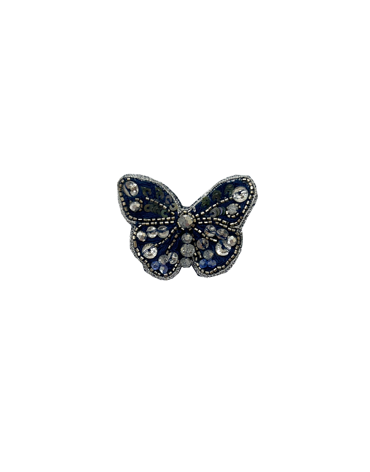 Navy Butterfly Clip (Mini)