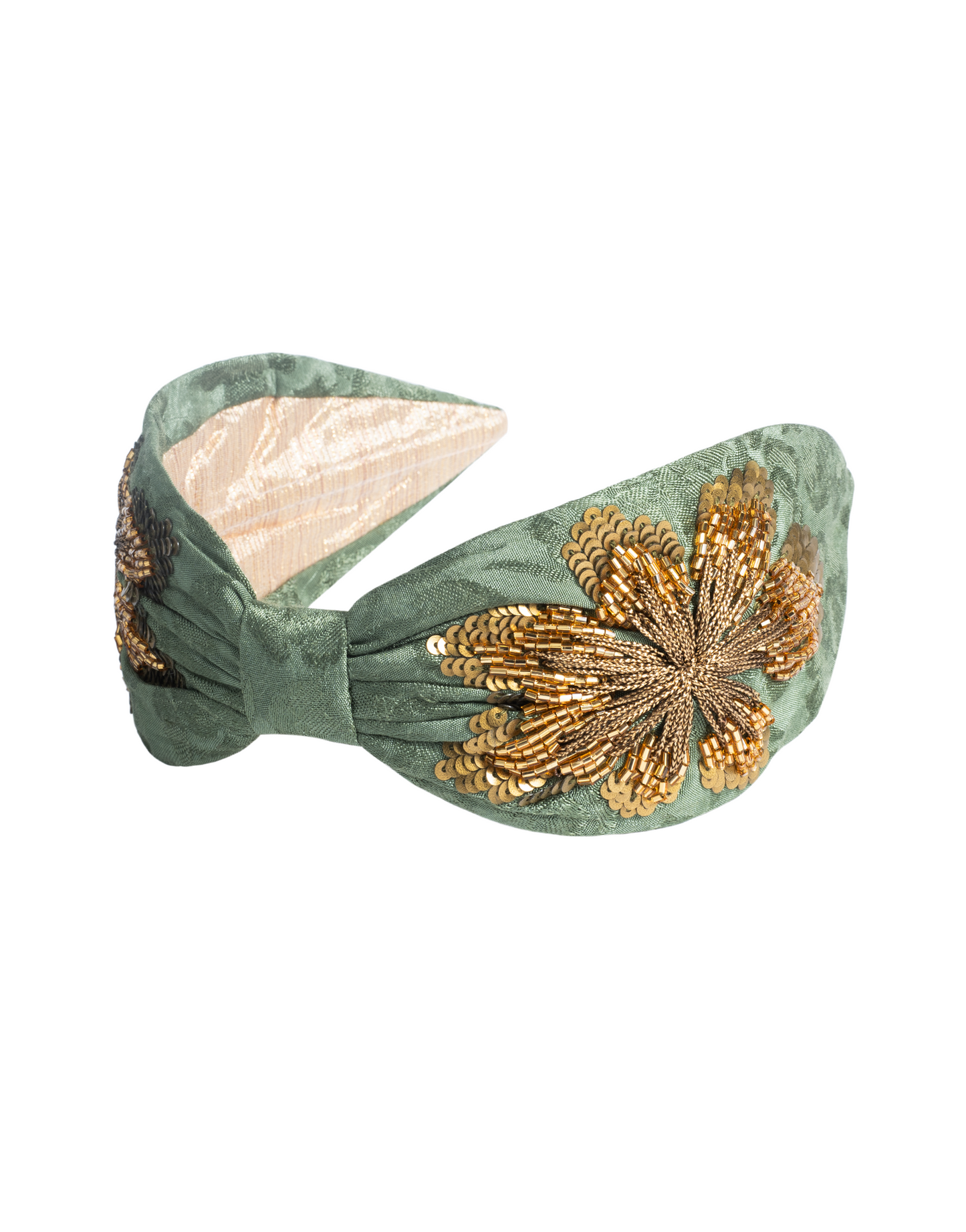 Beaded Flower Headband