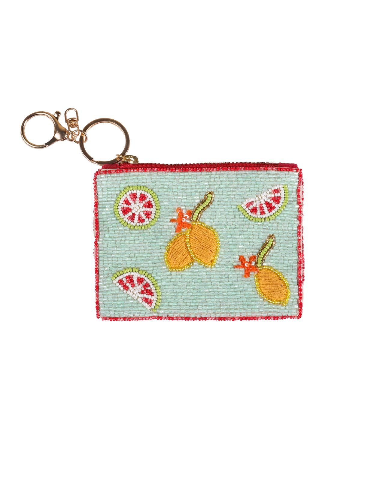 Cherry & Lemon Coin Pouch