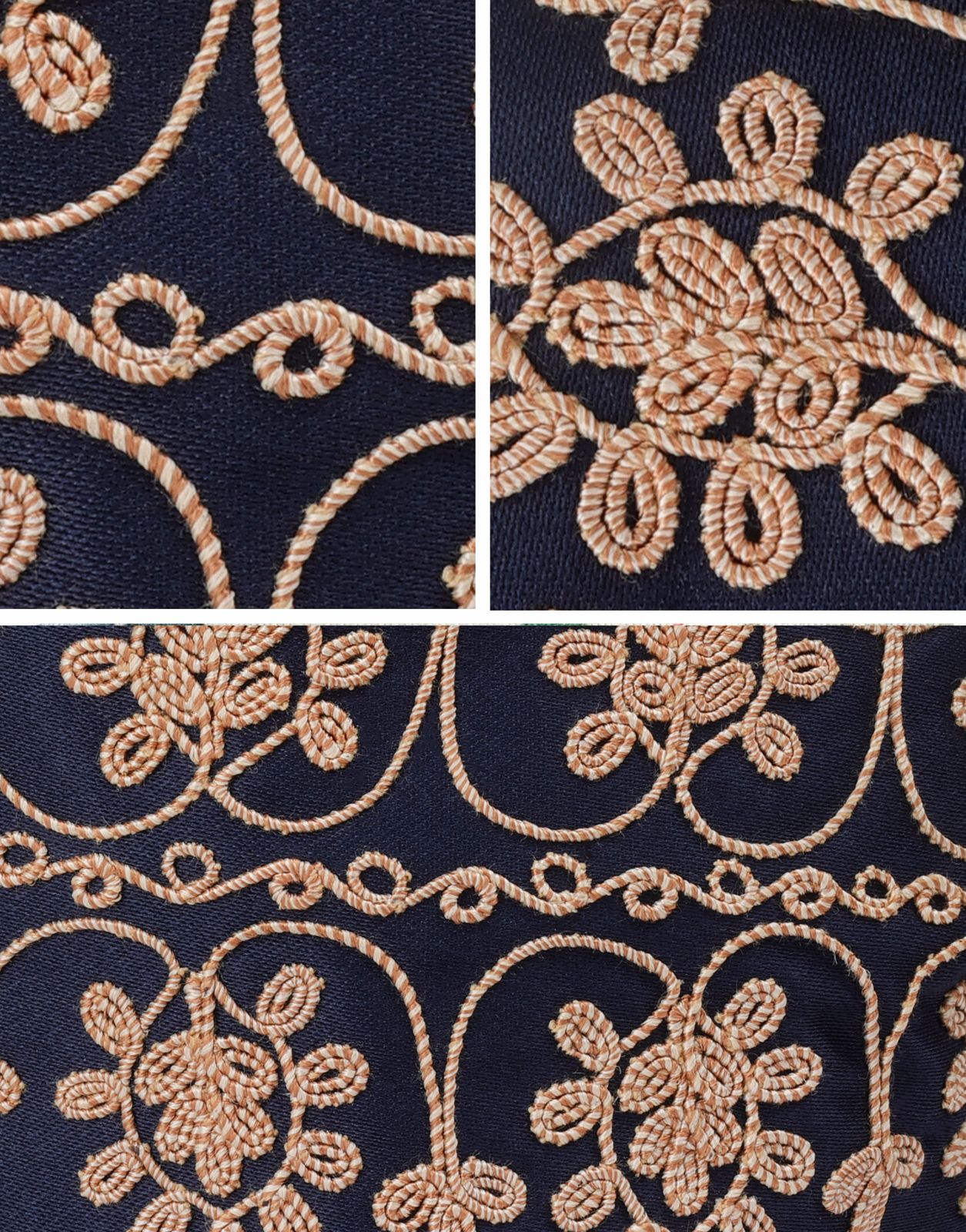 Embroidered Floral Headband