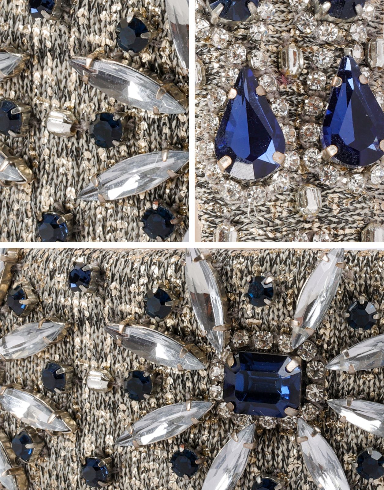 Sapphire Beaded Headband