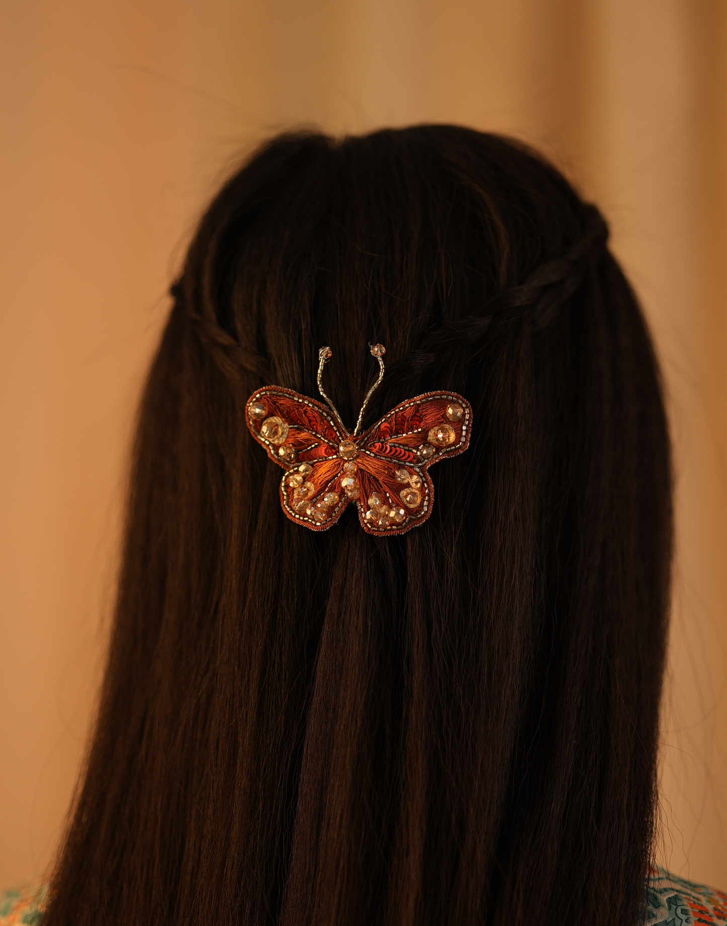 Pansy Butterfly Clip