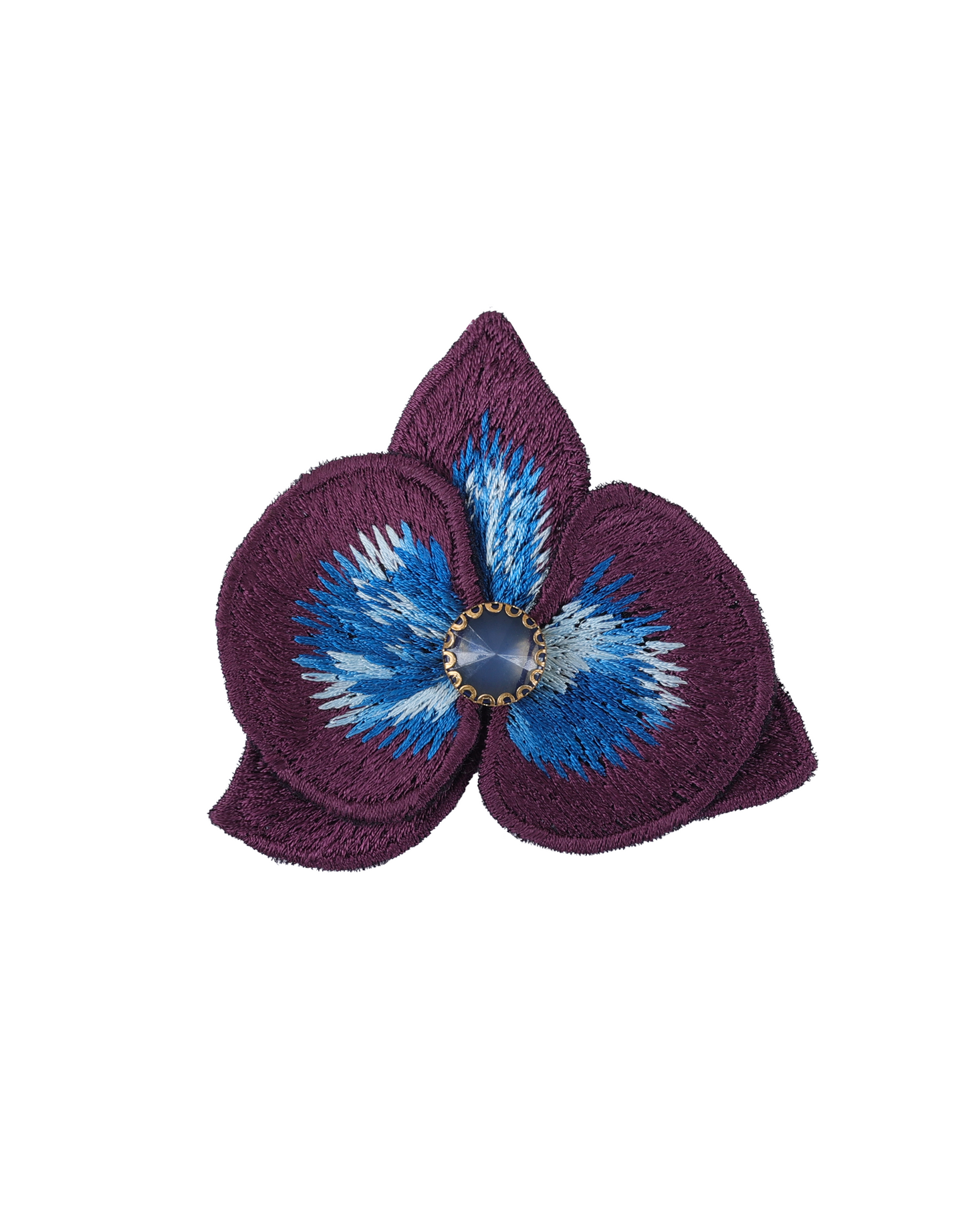 Purple Orchid Clip