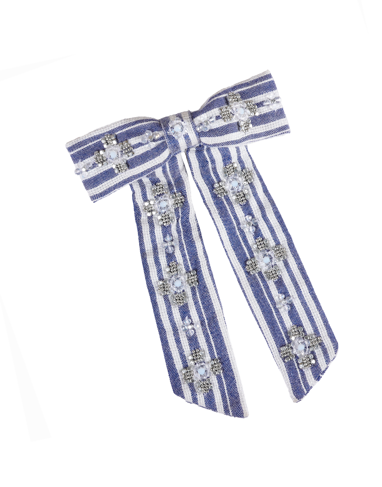 Preppy Striped Bow