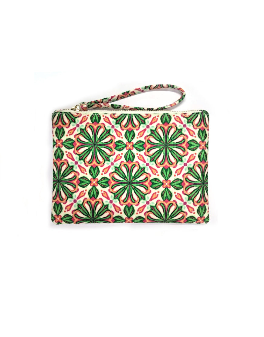 Pink Palm Pouch
