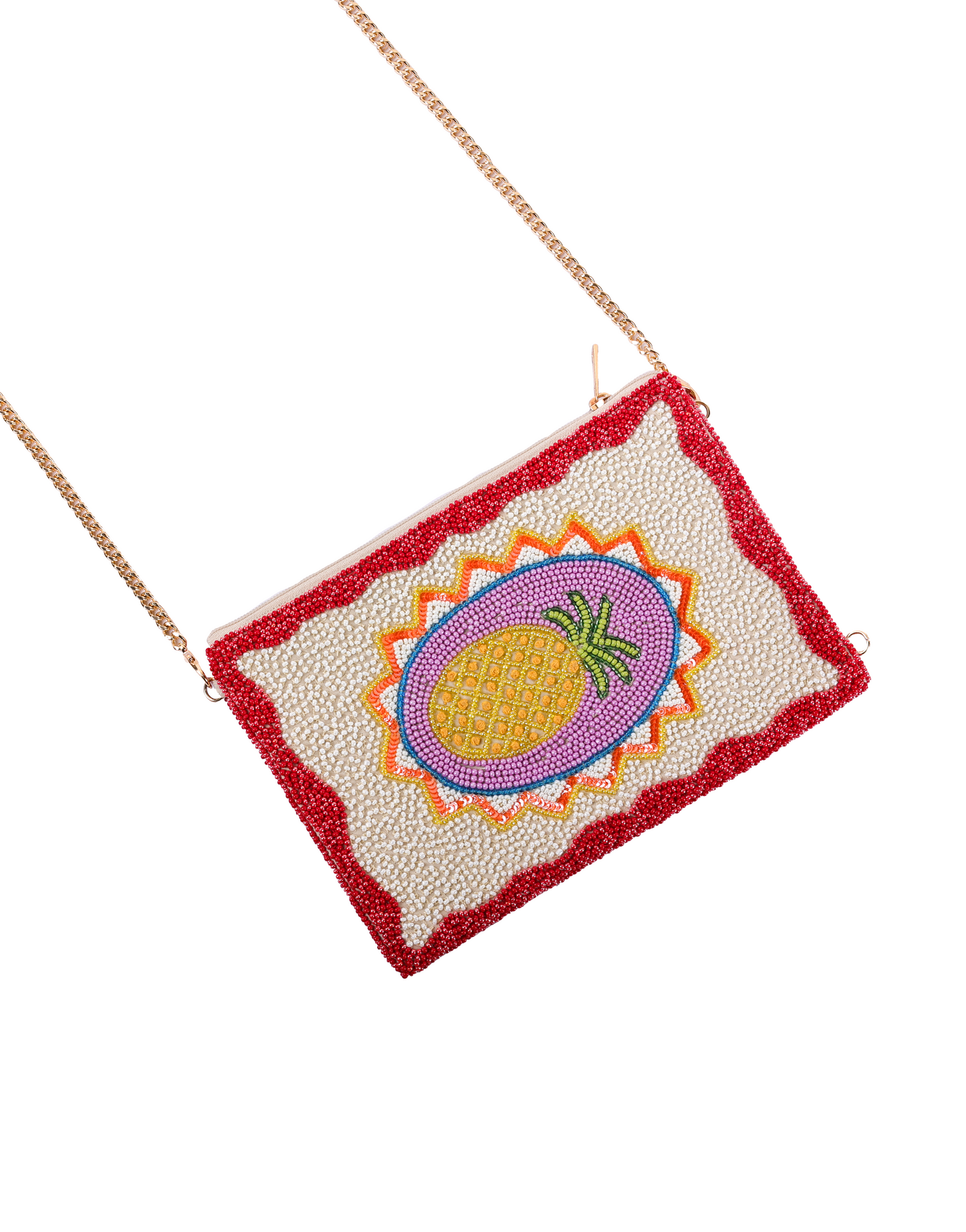 Pineapple Beaded Bag