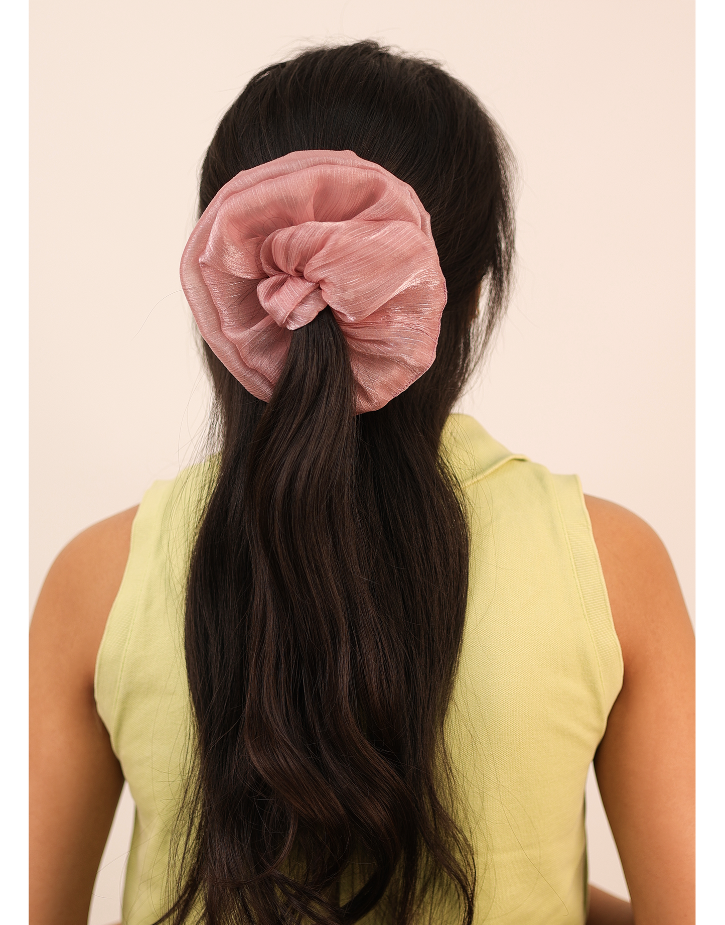 Pink Jumbo Scrunchie