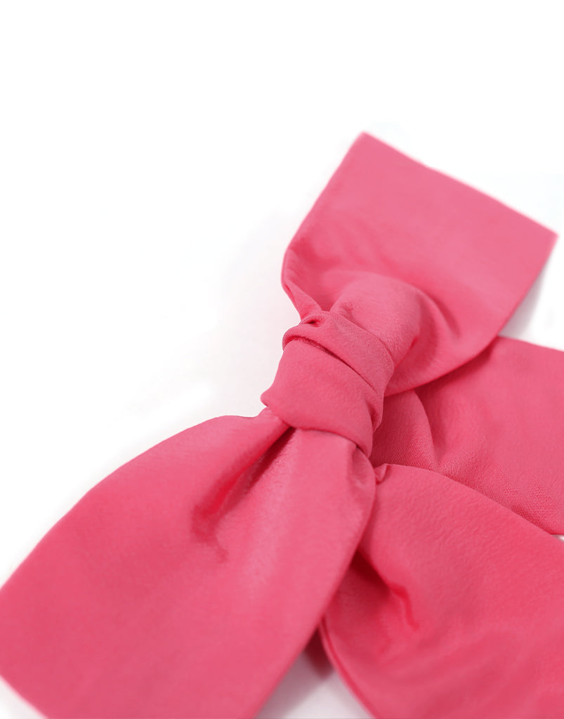 Pink Bow Barrette