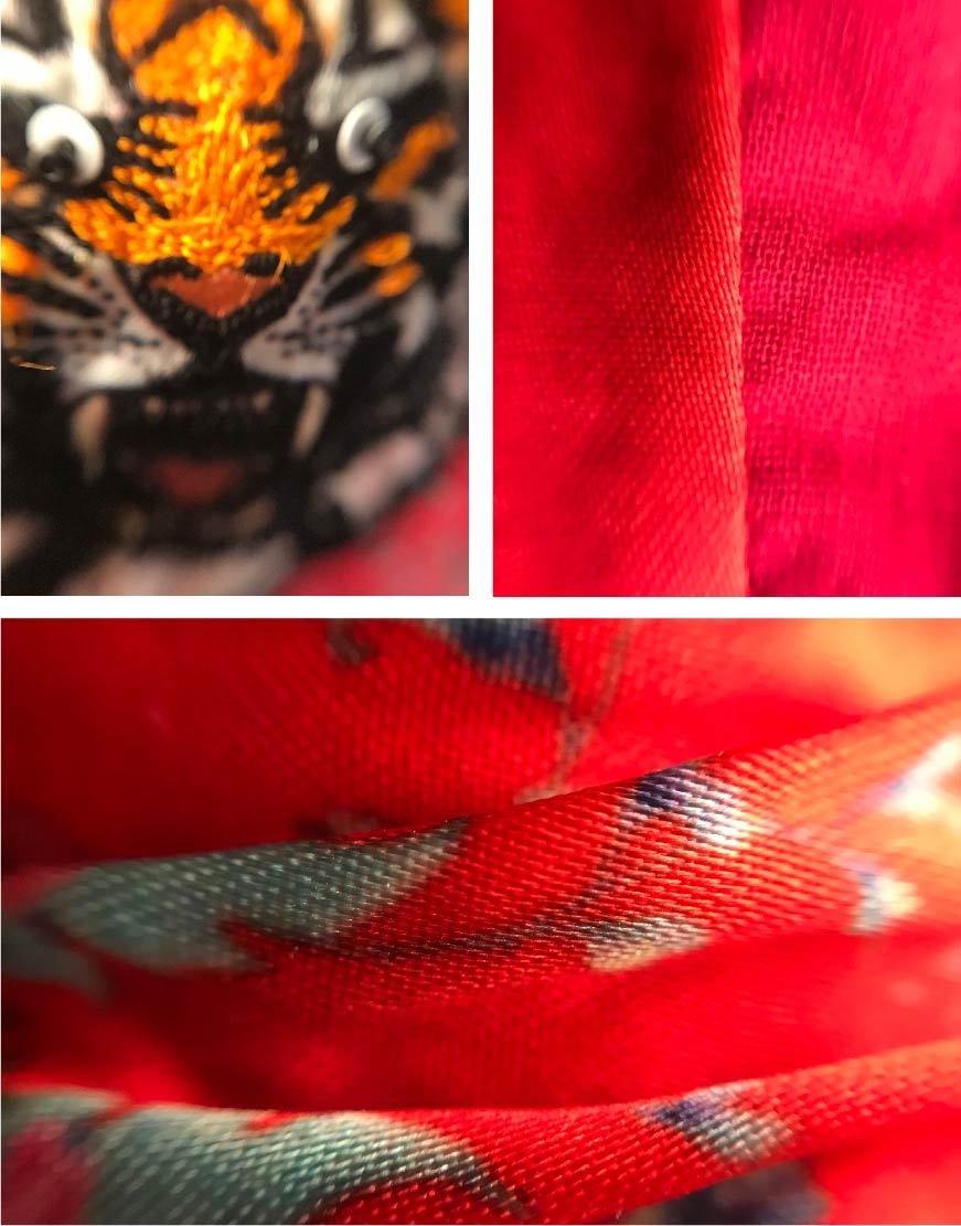 Embroidered Tiger Headband