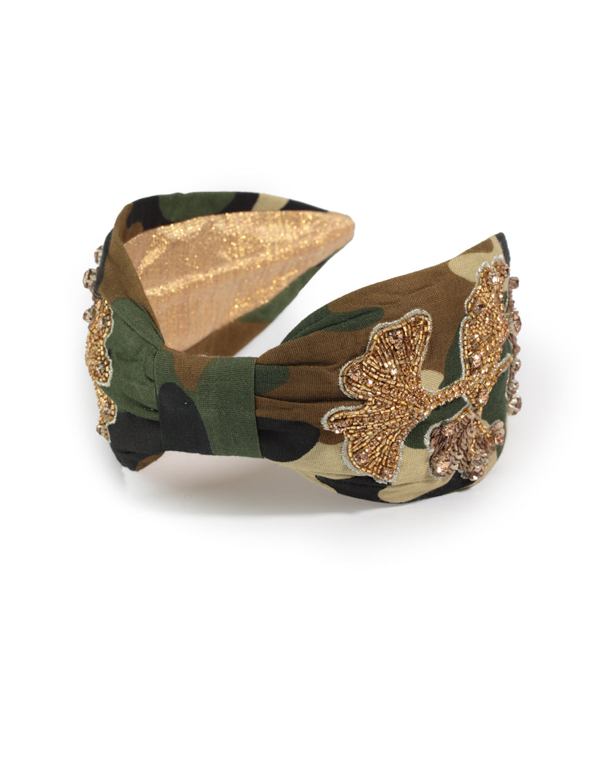 Gilded Camo Headband