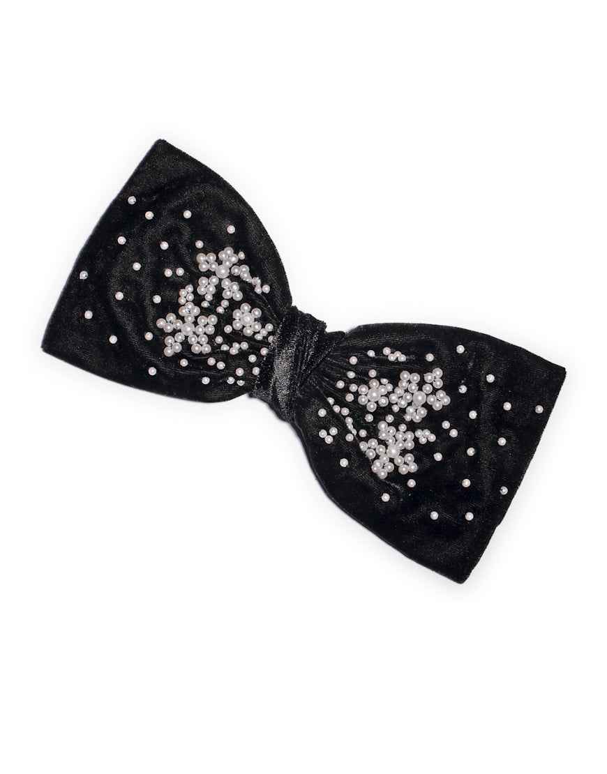 Pearl Bow Barrette