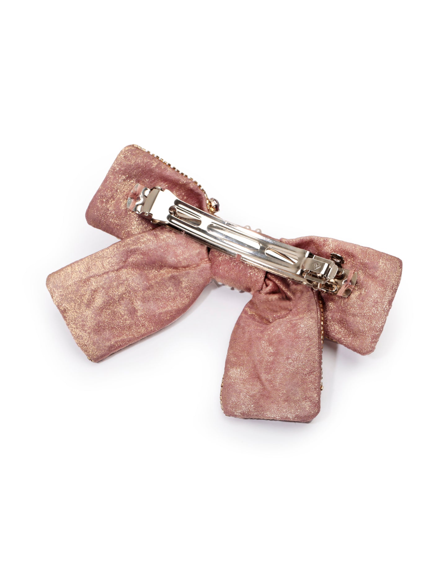 Jeweled Bow Barrette