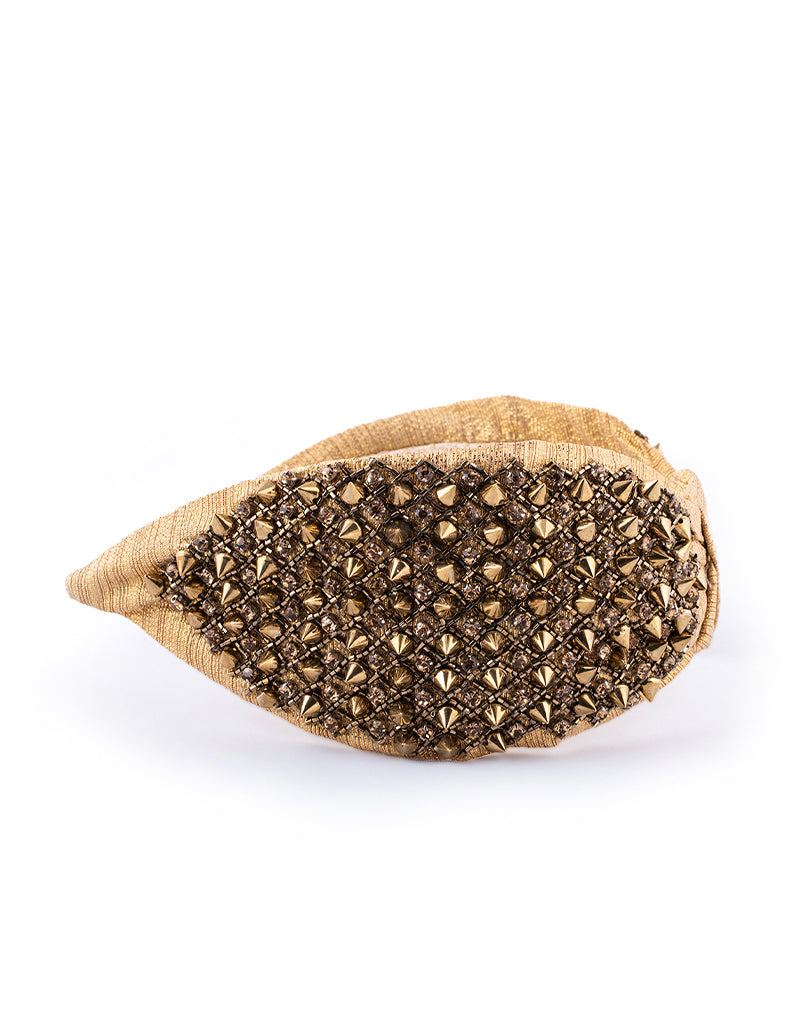 Golden Studded Headband