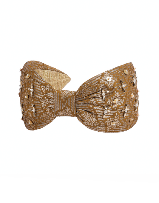 Mocha Luster Brocade