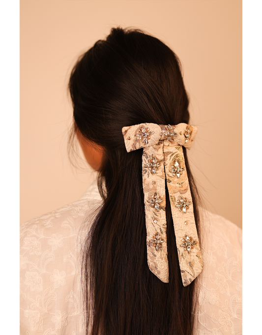 Crystal Brocade Bow