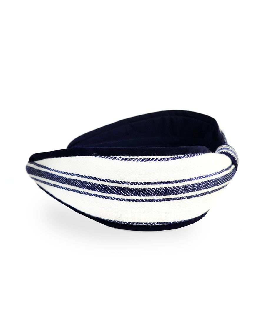 Blue Strip Headband