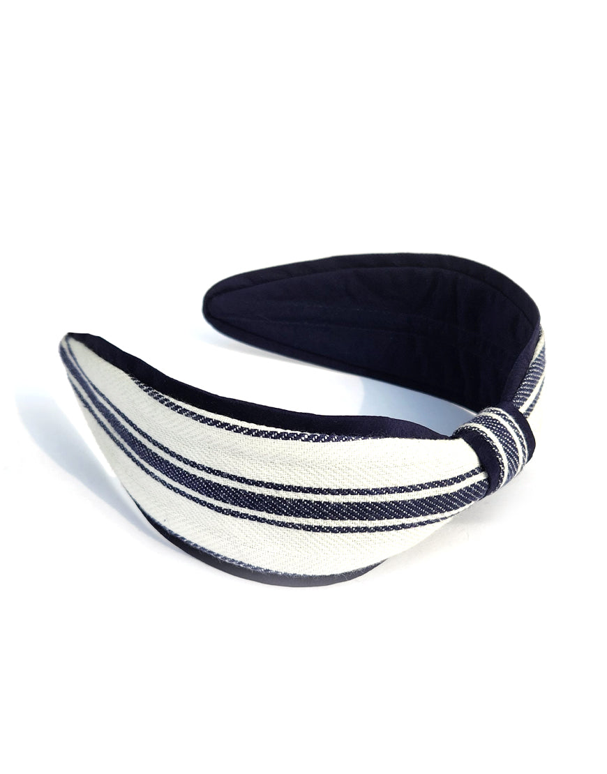 Blue Strip Headband