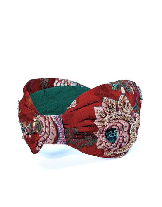 Scarlet Bloom Headband