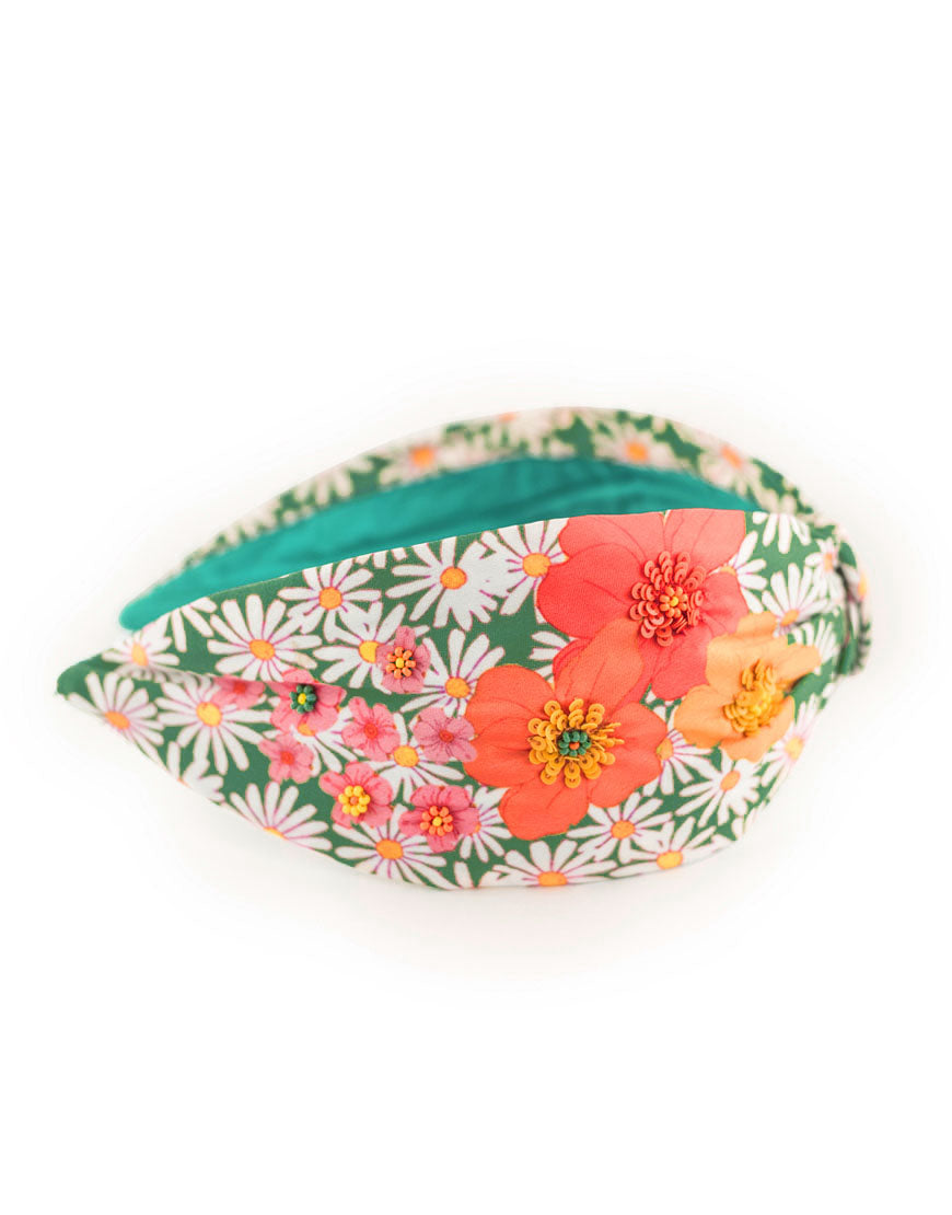 Retro Floral Headband