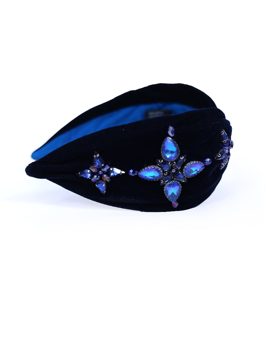Blue Crystal Headband