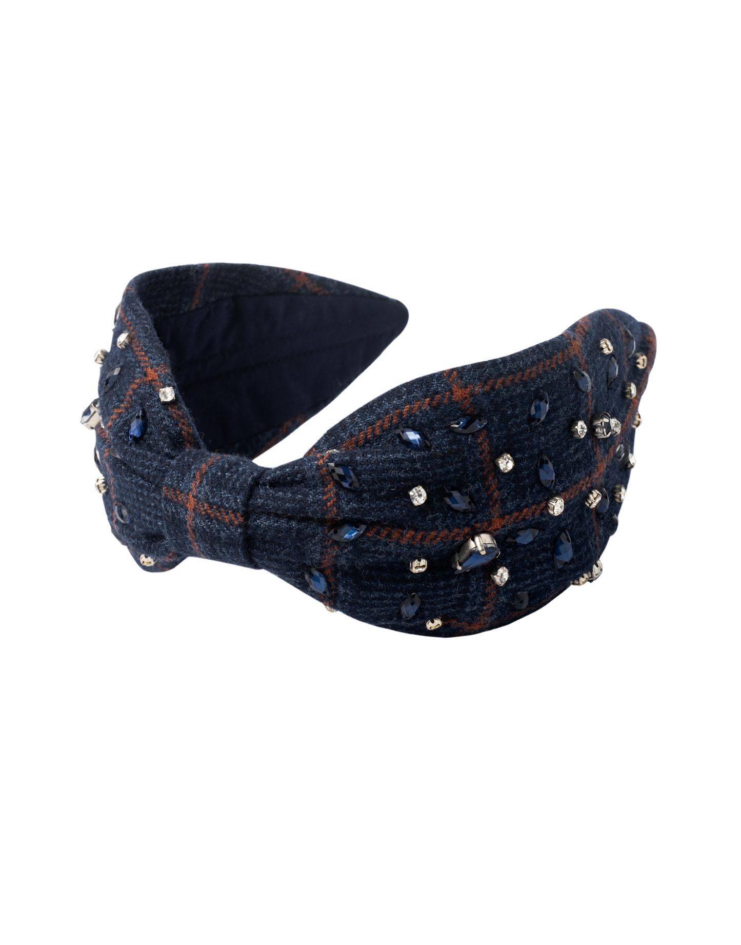 Navy Tweed Headband