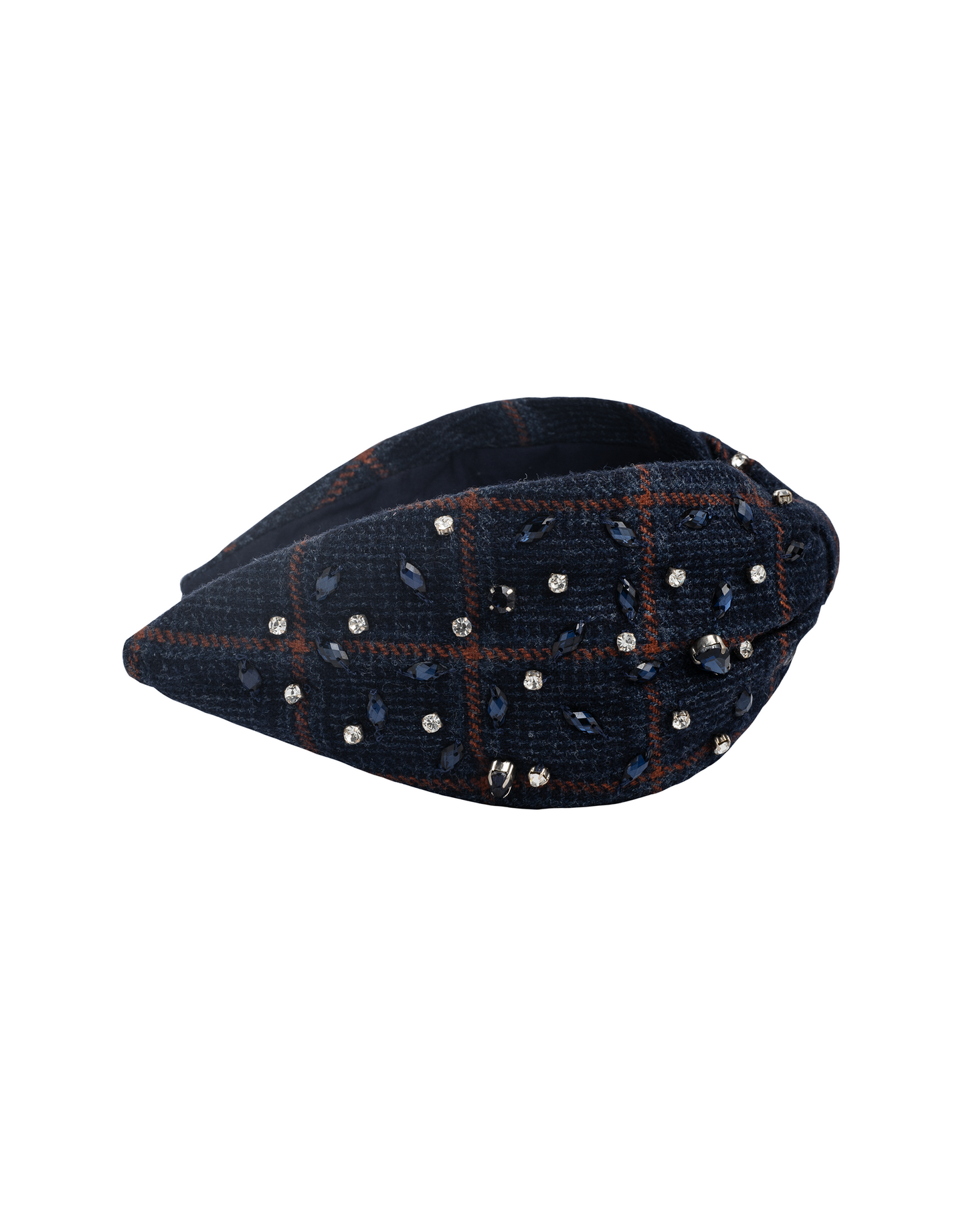 Navy Tweed Headband