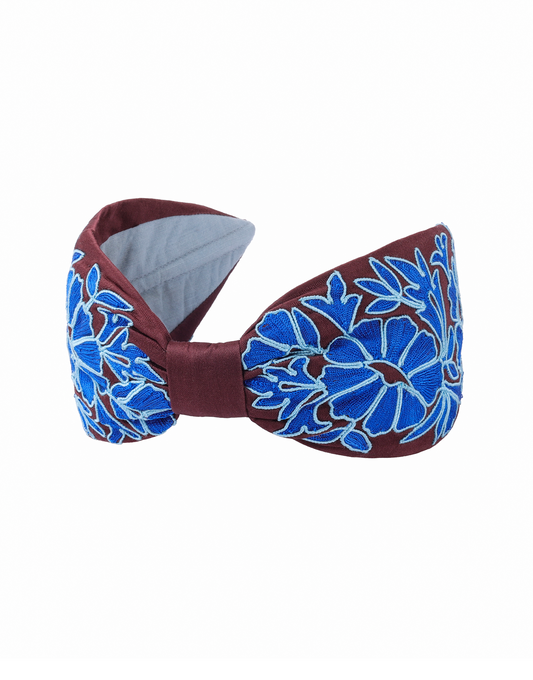 Floral Embroidered Headband