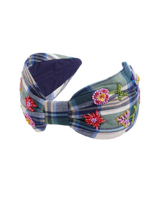 Floral Check Accessory