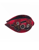 Plaid Tinsel Headband