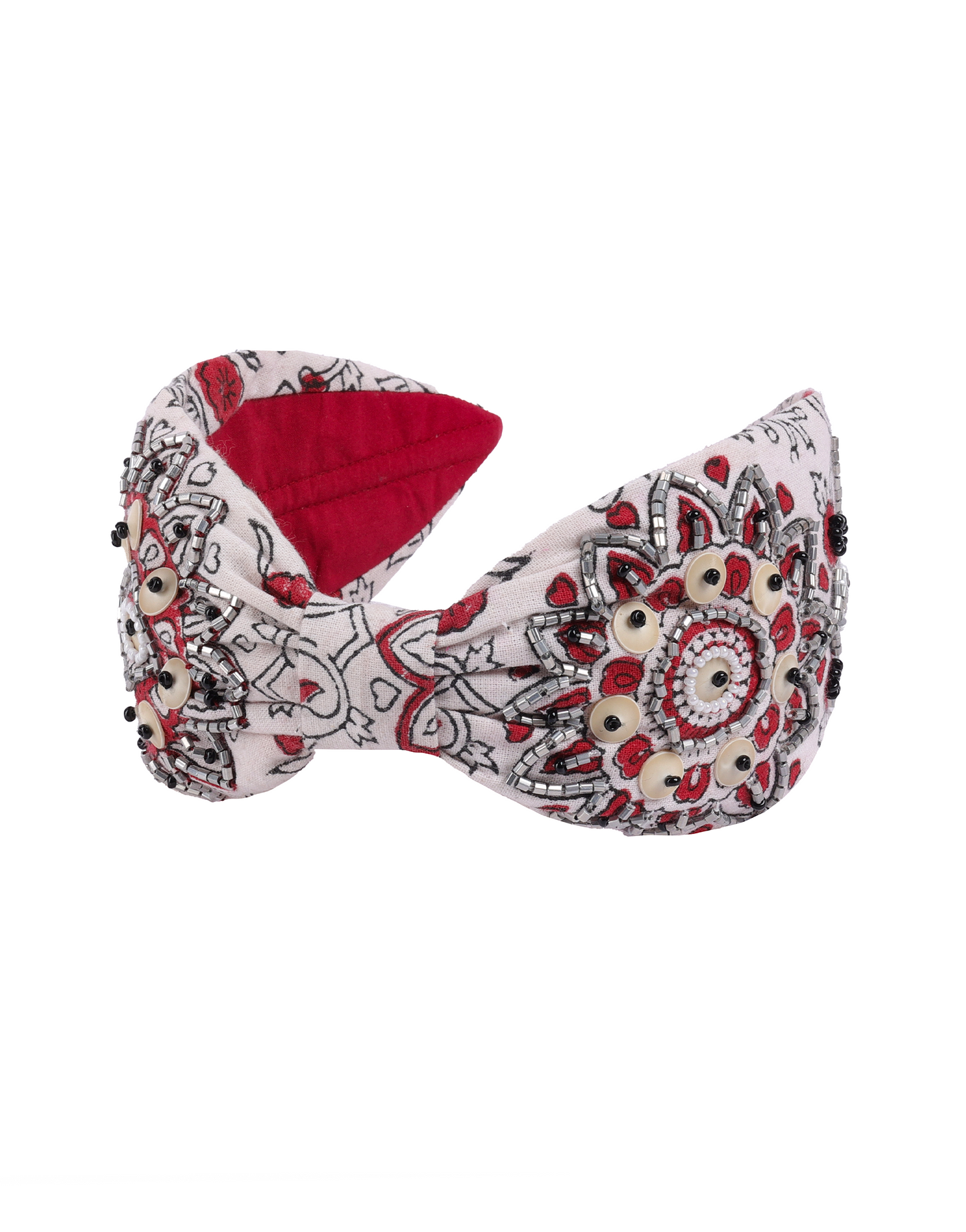 Crimson Mandala Headband