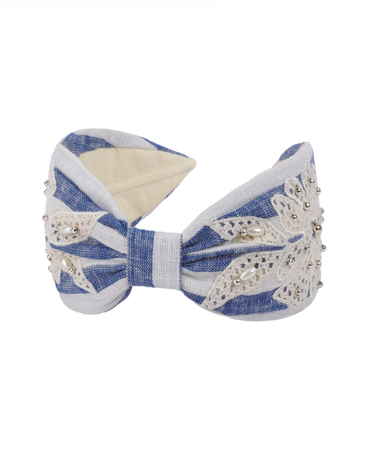 Lace & Sky Headband