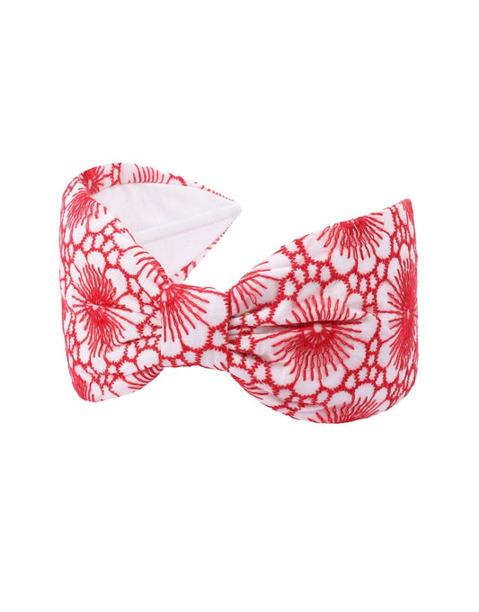 🎁 Crimson Guipure Headband (100% off)
