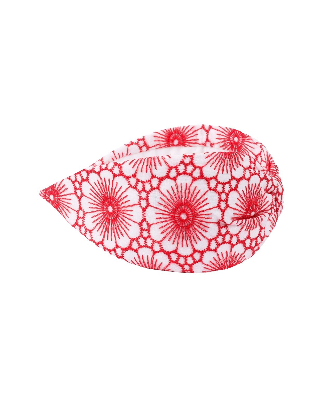 Crimson Guipure Headband