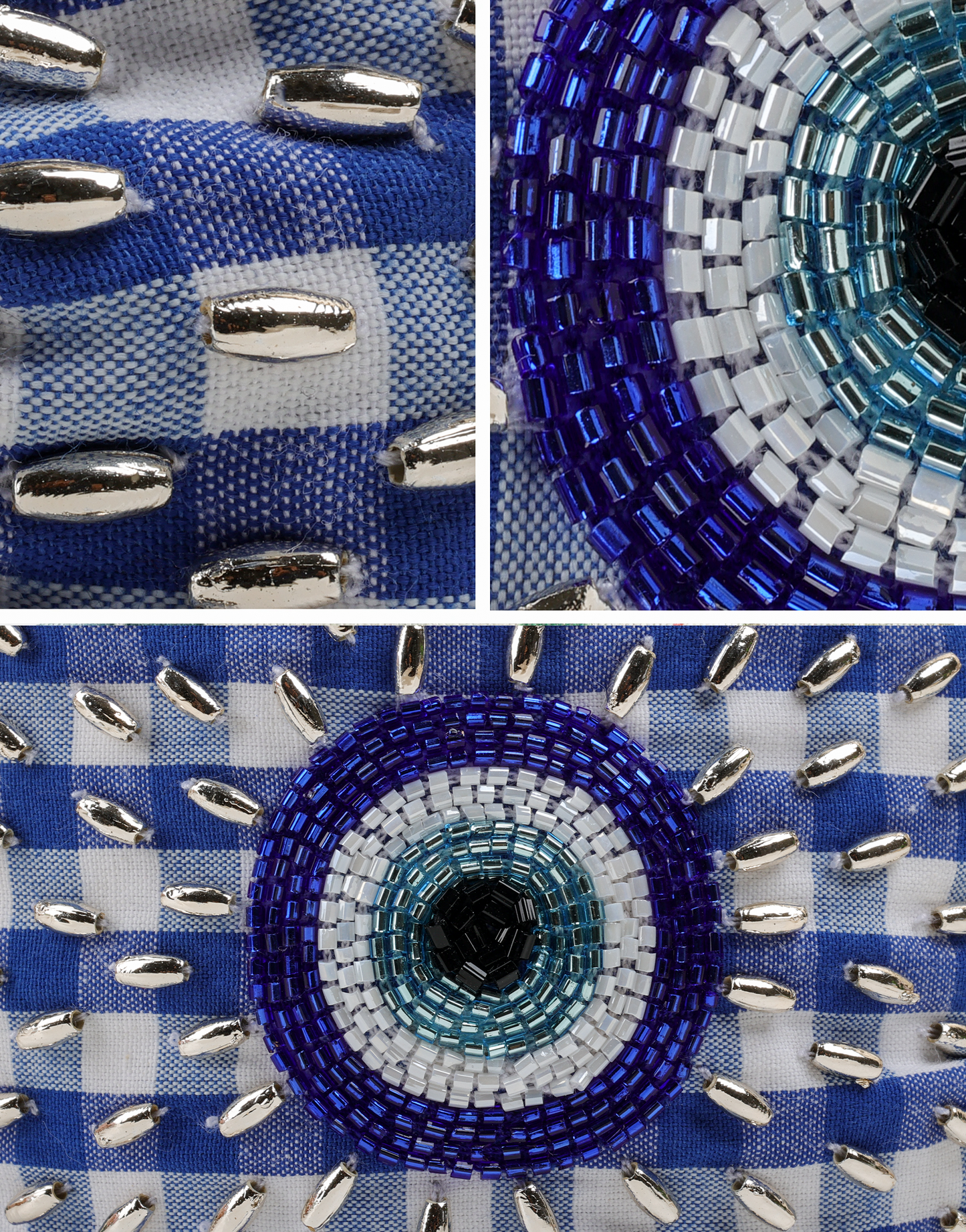 Gingham Nazar Headband
